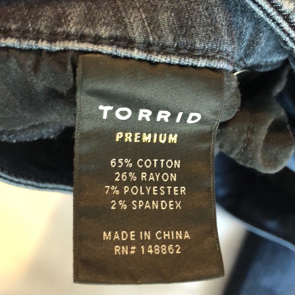 Women’s size 20 torrid premium jeggings blue jeans - Picture 9 of 11